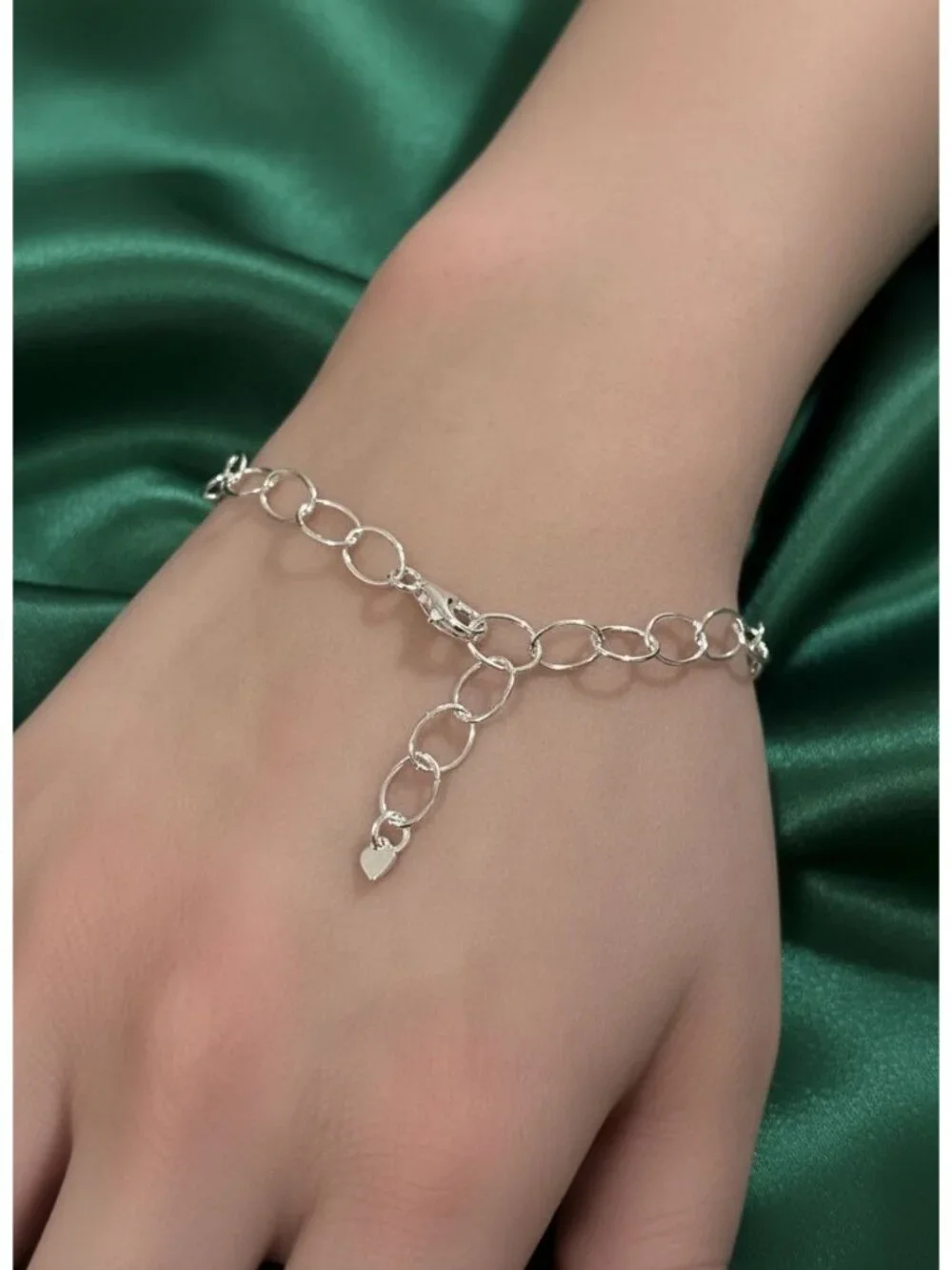 925 Sterling Silver Cable Interchangeable Charm Bracelet, Build Your Own - Picture 6 of 7